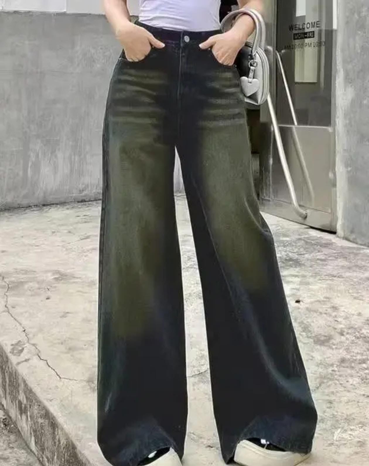 Whisker wide leg for womens